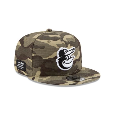 Baltimore Orioles Gorra | New Era MLB Armed Forces Weekend 9fifty Snapback Cap Mexico - Verdes